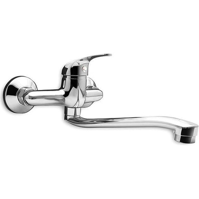 Forma Vita Стенен смесител за кухня, Crystal, Forma Vita, 80016, едноръкохватков с дълъг чучур (80016)