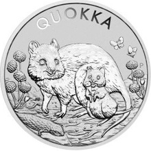 The Perth Mint strieborná minca Australian Quokka 2021 1 oz