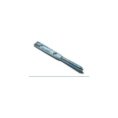Plochý držák s vrutem 80x5,2 mm, pozink