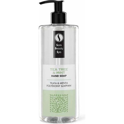 Sara Beauty Spa dezinfekční tekuté mýdlo Tea Tree a Máta 500 ml
