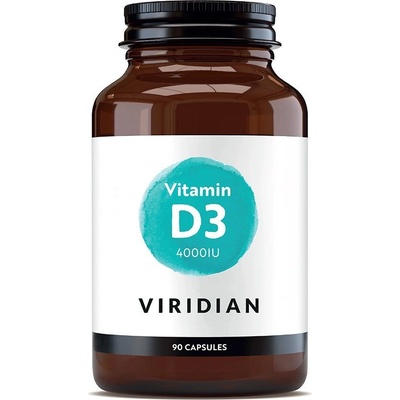 Viridian Nutrition Vitamin D3 4000 IU 90 kapslí