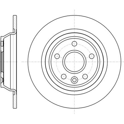 Brzdový kotúč REMSA 61167.00
