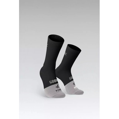 Gobik Cyklistické ponožky klasické LIGHTWEIGHT 2.0 čierna/šedá