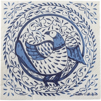 Bloomingville Хартиени салфетки Karlie 33 x 33 см сини 20 бр (82062811)