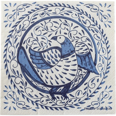 Bloomingville Хартиени салфетки Karlie 33 x 33 см сини 20 бр (82062811)