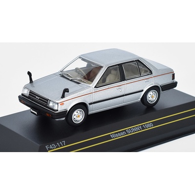 First 43 Models Nissan Sunny 1980 šedá 1:43