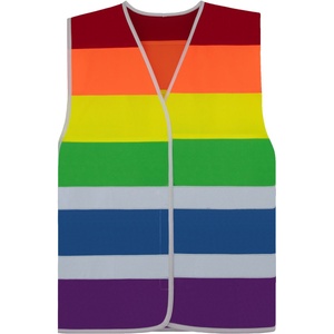 Korntex HI-VIS NAT - PRIDE / Светлоотразителна жилетка - дъга L/XL (76KNATu60ze)