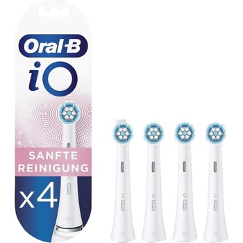 Oral-B Braun Oral-B iO Sanfte Cleaning 4 броя глава за електрическа четка за зъби, бял