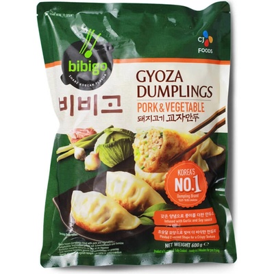 CJ Bibigo Gyoza knedlíky Bravčové a zelenina 600 g