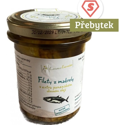 Lozano Červenka Makrela v extra panenském olivovém oleji 195 g