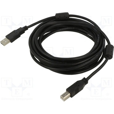 ART KABUSB2 AB 5M AL-OEM-102A USB 2.0 USB A vidlice USB B vidlice 5m černý