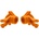 Traxxas Главини предни Traxxas Mini Maxx Steering blocks, left & right (orange) TRX10736-ORNG (TRX10736-ORNG)
