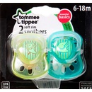 TOMMEE TIPPEE s mäkkým okrajom latex 2ks 6-18m Basic
