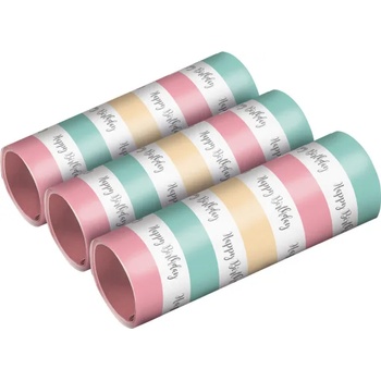 Amscan Панделки Честит Рожден Ден - пастелни