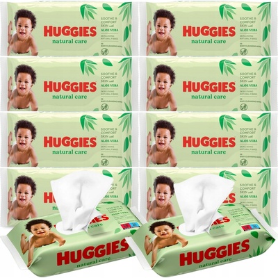 Huggies Natural Care vlhčené obrúsky 10 x 56 ks