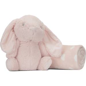 Lorelli Бебешко одеяло Lorelli - Nappy, 90 х 75 cm, розово зайче (10340182502) - baby
