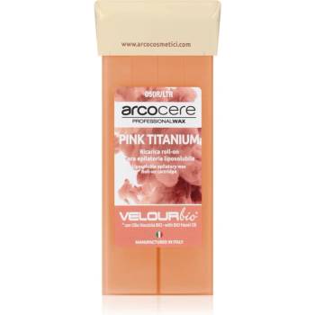 Arcocere Professional Wax Pink Titanium Епилиращ восък рол он резервен пълнител 100ml