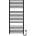Mario Radiators Сушител за кърпи за баня HF DERBY 255W/230V 117x53 cm, черен (MR0113)
