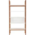 Woodman Бяла етажерка за книги в дъб 90x185 cm Farringdon - Woodman (129208008012)