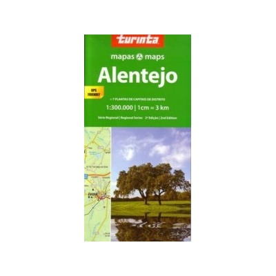 mapa Alentejo Portugal east 1:300 t.