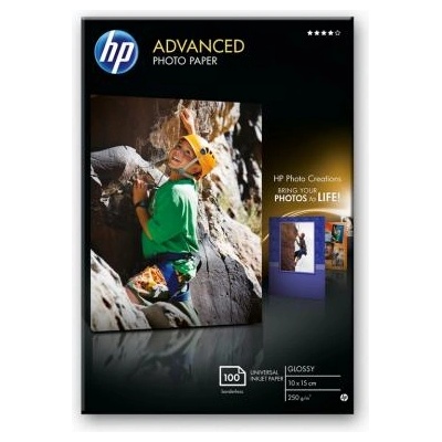 HP Advanced Glossy Photo Paper-100 sht-10 x 15 cm borderless