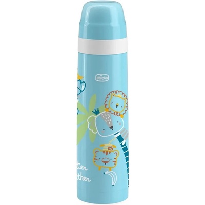 Chicco Termoska modrá s obrázky 500 ml