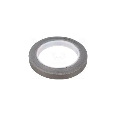 Páska elektricky vodivá W 12mm L 10m Thk 0,11mm Barva šedá