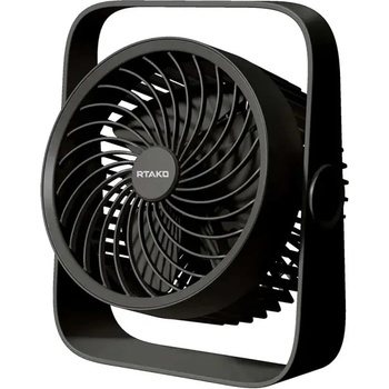 Rtako MINI DESK FAN SMALL USB C FAN 3600 mAh - черен (WD0Y6S)