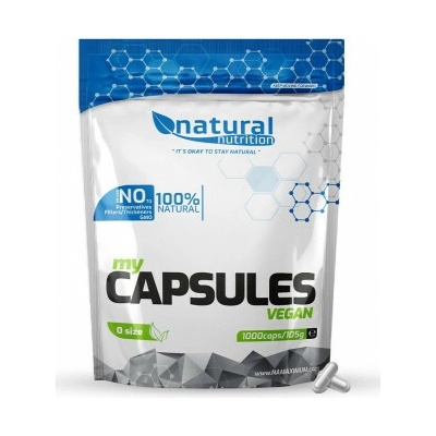 Vegánske kapsuly MyCapsules 00 1000 ks