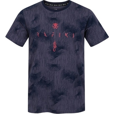 Rafiki Pánske lezecké tričko krátkym rukávom Slack Print folkstone grey