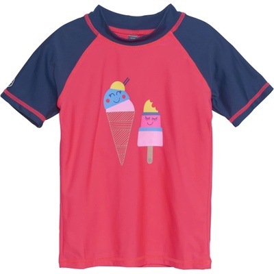 Color Kids-T-shirt W. Print diva pink