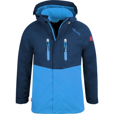 TROLLKIDS Детско 3-в-1 яке Trollkids Kid's Bryggen 3in1 Jacket 3-in-1 jacket - Navy / Medium Blue - размер 128 (EU) (703-2234-0316)