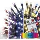Emos 160 LED reťaz 16 m vonkajšie aj vnútorné RGB ovládač programy časovač D4AA04