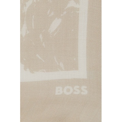 BOSS шал тип кърпа дамски от вълна Reneva_P_100*100 (50566703)