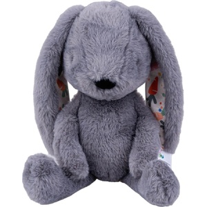 Balibazoo Мека играчка за гушкане Bali Bazoo - Rabbit, 32 cm, сива (111064) - ozone