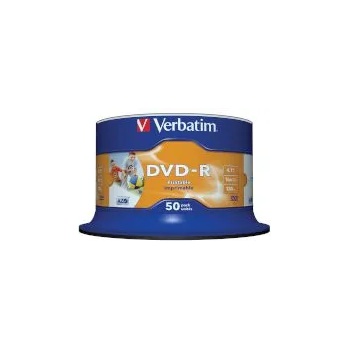 Verbatim DVD-R 4.7GB 16x cake 50 Printable