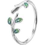 Silenti Jewelry Сребърен пръстен "Гора" - 7 - 54.5мм (17.2мм диам. )