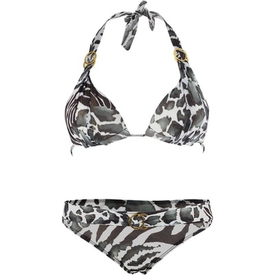 Life Beach Phala animal bikiny zvířecí vzor S320 bílé