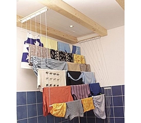 sušák stropový IDEAL 150cm 6 tyčí PH+kov. BÍ