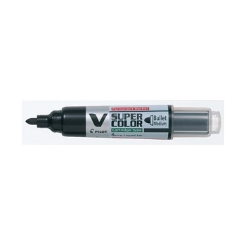 Pilot Пилотен маркер V-Super Color BG кръгъл 0, 9 мм черен (SCA-VSC-M-B-BG)