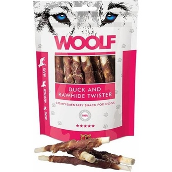 Woolf Dog Duck & Rawhide Twister 100 g
