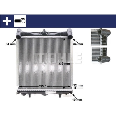 Chladič, chlazení motoru MAHLE CR370000S