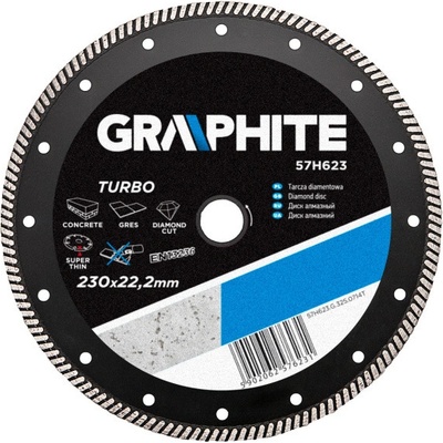 GraphiteKotouč diamantový 230 x 22 mm 57H623