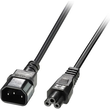 Lindy Захранващ кабел c14 - c5, 1 м, черен 30340 (30340)