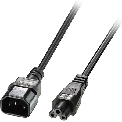 Lindy Захранващ кабел c14 - c5, 1 м, черен 30340 (30340)