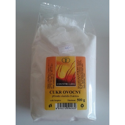 Country Life cukr ovocný fruktóza 500 g – Zboží Dáma
