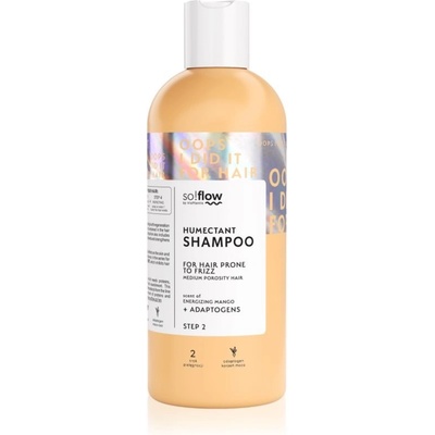 so!flow Medium Porosity Hair Humectant Shampoo uhlazující šampon proti krepatění 400 ml