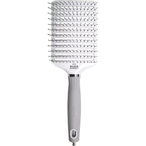 Olivia Garden Expert Care Vent Nylon Brisles White & Grey Large