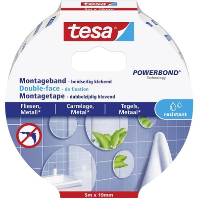 Tesa TILES montážna páska POWERBOND 19 mm x 5 m biela