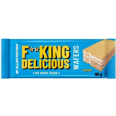 AllNutrition F**king Delicious Wafers smetanový krém 80 g – Zboží Dáma